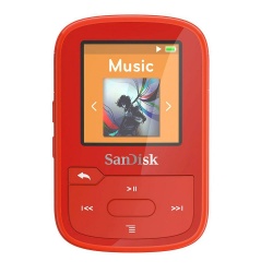 SanDisk Clip Sport Plus MP3 Player 16GB Red